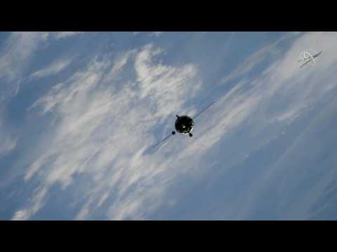 Soyuz rocket carrying Russian film crew approaches ISS