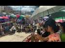 Myanmar: Families wait outside prison for jailed anti-coup protesters to be released