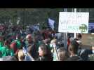 Thousands of climate protesters gather in Brussels ahead of COP26