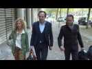 Frenchman accused of wife's murder, lawyers arrive in court