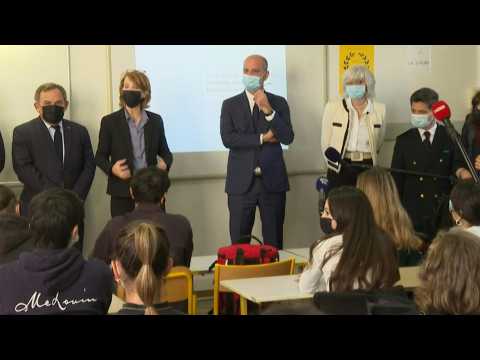 French minister pays tribute to murdered teacher Samuel Paty