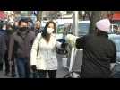 Covid testing kits handed out to New Yorkers amid Omicron surge