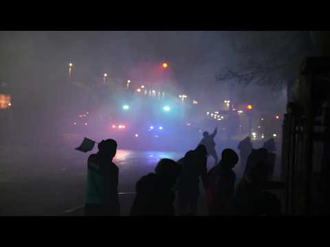 Police tear gas rare mass protest in Kazakhstan's largest city