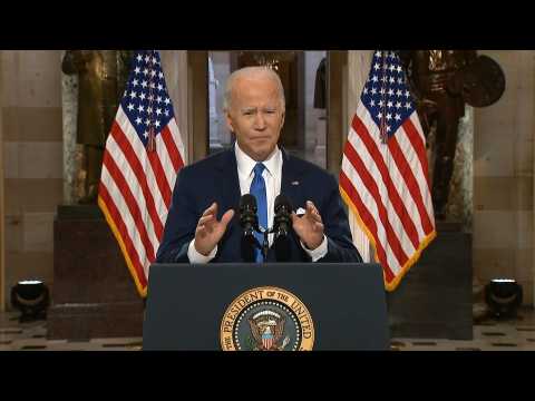 Biden says Trump 'tried to prevent the peaceful transfer of power'