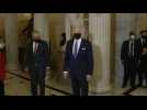 President Biden arrives at US Capitol on Jan 6 anniversary