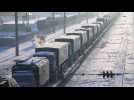 Russian MOD footage shows military trucks transported from eastern Russia to Belarus