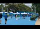Images of Melbourne Park as Australian Open begins after Djokovic saga