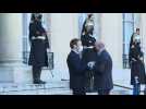 France's Macron welcomes EU council's Charles Michel in Paris