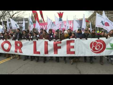 Thousands march at annual anti-abortion protest in Washington