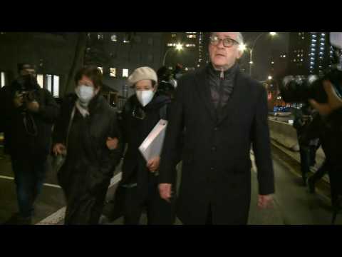 Ghislaine Maxwell's siblings leave court after sex trafficking conviction