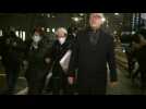 Ghislaine Maxwell's siblings leave court after sex trafficking conviction