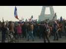 Demonstrators gather in Paris to protest Covid-19 vaccine pass