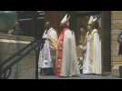 Desmond Tutu's coffin leaves cathedral after funeral in Cape Town