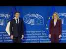 French Presidency of the EU Council: arrival of Emmanuel Macron