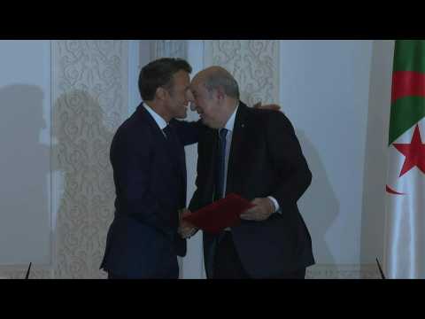 France, Algeria sign declaration of 'irreversible progress' in ties (2)