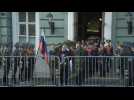Mikhail Gorbachev's coffin is taken to cemetery after farewell ceremony