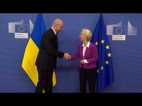 Ukrainian PM Shmygal meets with Ursula von der Leyen