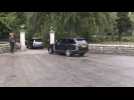 Boris Johnson arrives to offer his resignation to the Queen