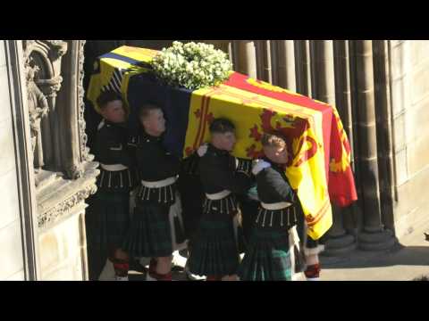 Queen's coffin leaves cathedral in Edinburgh for flight back to London