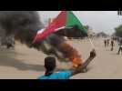 Sudanese protest military rule in Khartoum
