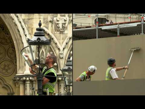 Preparations underway in Westminster ahead of Queen Elizabeth II's funeral
