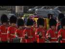 Coffin of Queen Elizabeth II leaves Buckingham Palace for final time