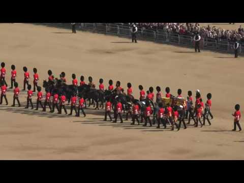 Queen Elizabeth II's coffin arrives at Westminster Hall