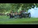 Hyde Park gun salute marks procession of Queen's coffin to Westminster
