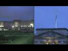 Day breaks at Buckingham Palace after Elizabeth II's death