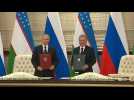 Russia and Uzbekistan sign declaration on a strategic partnership