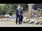 William and Kate inspect tributes to Queen Elizabeth II at Sandringham