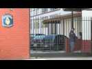Images of police station holding man who attempted to shoot VP Kirchner