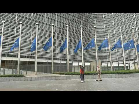 European Commission flags at half mast in tribute to Queen Elizabeth II
