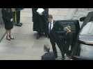 British PM Liz Truss arrives for vigil for Queen Elizabeth II in Edinburgh