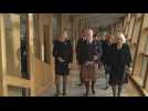 King Charles III and Queen Consort arrive at Scottish Parliament to hear lawmakers' condolences