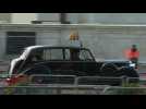 King Charles III and Queen Consort Camilla drive to airport to fly to Edinburgh
