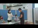 French expatriates in Hong Kong vote in second round of presidential election