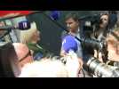 French elections: Marine Le Pen arrives at her party's political office