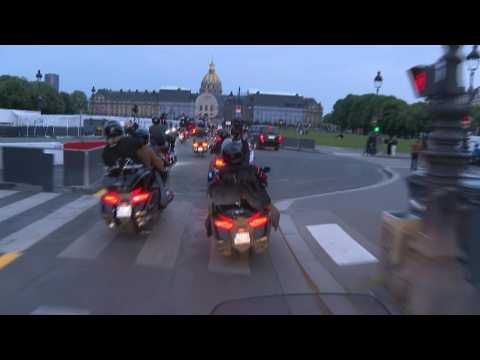 French elections: Re-elected president Macron makes his way to Eiffel Tower