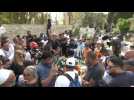 People gather at Mt Zion cemetery where slain Al Jazeera journalist is laid to rest (2)