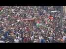 Mourners hold funeral procession for slain journalist in Jerusalem