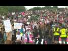 Crowd rallies for abortion rights in Washington, DC