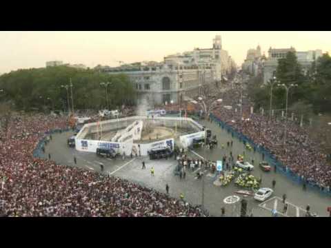 Real Madrid celebrate 35th La Liga title