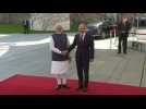 German Chancellor welcomes India's Prime Minister to Berlin