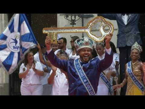 Rio de Janeiro celebrates start of first carnival since Covid