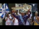Rio de Janeiro celebrates start of first carnival since Covid