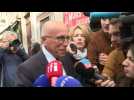 Arrivals at party HQ as French right holds strategy meeting