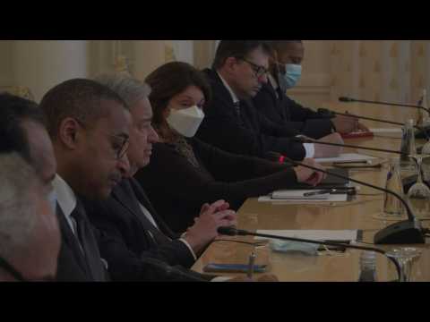 UN Chief Guterres in Moscow says wants Ukraine ceasefire 'as soon as possible'