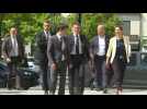 French elections: Emmanuel Macron campaigns on outskirts of Paris
