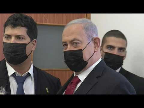 Former Israel PM Netanyahu back in court for corruption trial